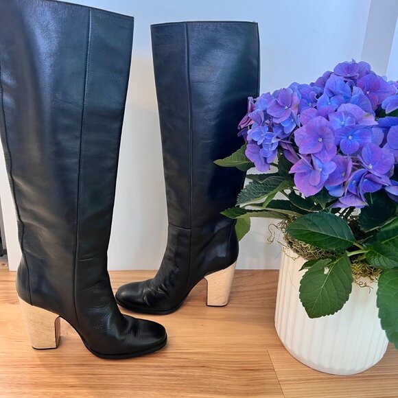 Rachel Comey Tall Black Carta Boots - Picture 7 of 10
